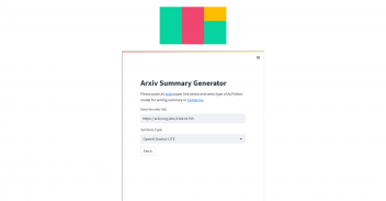 Arxiv Summary Generator