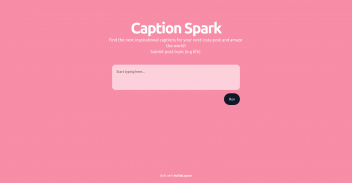 Caption-spark