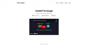 ChatGPT for Google Colab