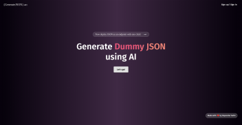 Generate JSON