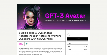 GPT-3 AI Avatar