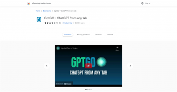 GptGO - ChatGPT From Any Tab